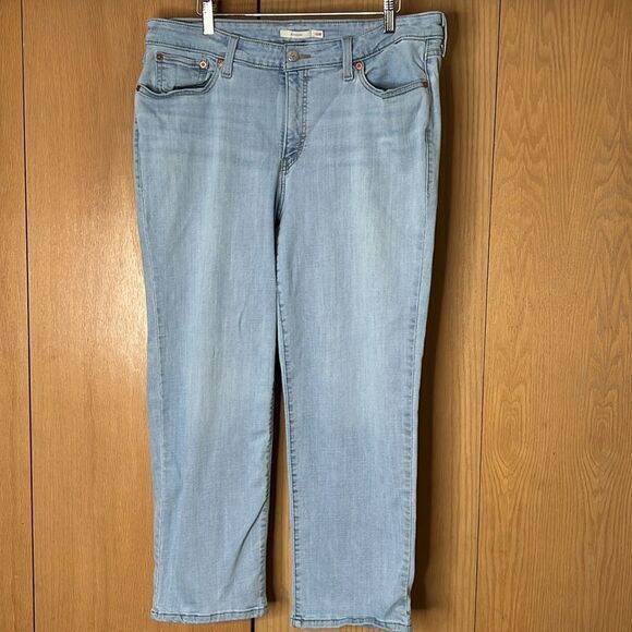 Levi's® Mid Rise Boyfriend Jeans Sz 18 - Picture 2 of 9